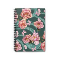 Visions in Aqua Spiral Notebook - Ruled Line - Image 2