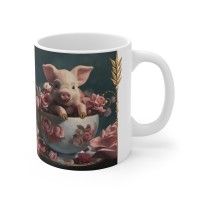 Adorable 'I was just napping' Piglet Ceramic Mug 11oz - Image 4