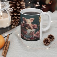 Adorable 'I was just napping' Piglet Ceramic Mug 11oz - Image 5