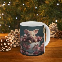 Adorable 'I was just napping' Piglet Ceramic Mug 11oz - Image 9
